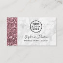Search for pink marble business cards Colour block