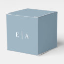 Search for light blue favour boxes Elegant