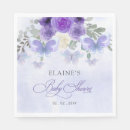 Search for purple floral napkins Butterfly