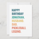 Search for pickleball birthday cards Retro