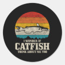 Search for vintage thinking stickers Fisherman
