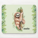 Search for cute sloth mousepads Wild animal