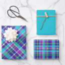 Search for aqua blue wrapping paper Plaid