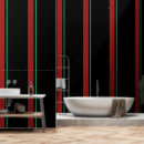 Search for green black stripe art Red