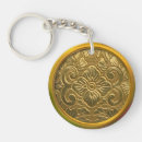 Search for embossed key rings Gold