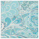 Search for blue swirl fabric White
