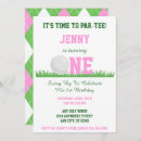 Search for golfing birthday invitations Cute
