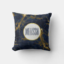 Search for navy marble cushions Gold