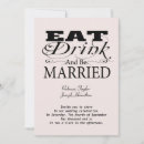 Search for eat drink and be married Bride