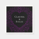 Search for halloween wedding napkins Gothic