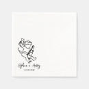 Search for fun cocktail wedding napkins Whimsical