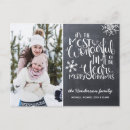 Search for grey snowflakes postcards Typography
