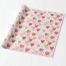 Search for pink gold wrapping paper Hearts
