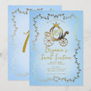 Search for princess carriage sweet 16 invitations Cinderella