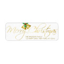 Search for jingle bell return address labels Elegant