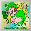 Search for irish leprechaun posters St patrick's day