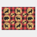 Search for wolf wrapping paper Full moon