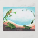 Search for pond life postcards Frog