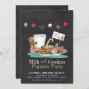 Search for pajama christmas invitations Chalkboard
