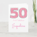 Search for glitter 50 birthday cards Typography