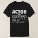 Search for comedy actor tshirts Acting