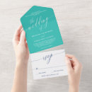 Search for turquoise wedding invitations Blue