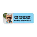 Search for big cat return address labels Blue