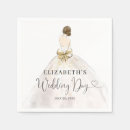 Search for bridal dress wedding napkins Bride to be