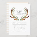 Search for antler baby shower invitations Modern