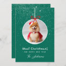 Search for snowing christmas cards Dog