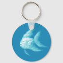 Search for fish swimming key rings Blue