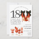 Search for red and black 18th birthday invitations For her
