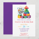 Search for preschool invitations Colourful typography