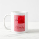 Search for happy birthday flowers mugs Red