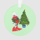 Search for white duck christmas tree decorations Cartoon