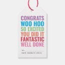Search for congratulations gift tags Colourful
