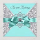 Search for teal blue sweet 16 invitations Party