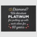 Search for 60th tissue paper Diamond