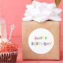 Search for classic birthday stickers Happy