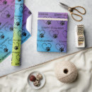 Search for paw prints wrapping paper Birthday