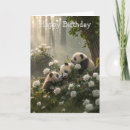 Search for cute panda birthday cards Animal