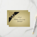 Search for 50th anniversary wedding rsvp cards Golden