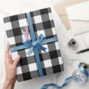 Search for black and white christmas gift wrap Tartan