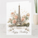 Search for eiffel tower birthday cards Elegant