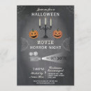 Search for scary movie night invitations Horror