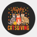 Search for thanksgiving cats stickers Cute