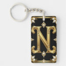 Search for letter n key rings Initial