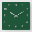 Search for dark green clocks Solid