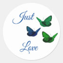 Search for love flying stickers Butterflies