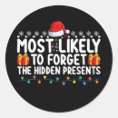 Search for forget stickers Santa